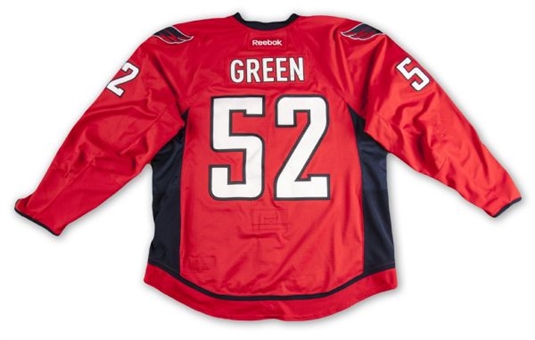 2012/13 Mike Green Game Worn Washington Capitals Home Jersey (Capitals/MeiGray)